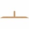 Ekena Millwork Portland Timber Gable Bracket, Western Red Cedar, 108"W x 27"H x 5 1/2"D x 5 1/2"F, 6/12 Pitch GBW108X27X0606POR00SWR - alternate 1